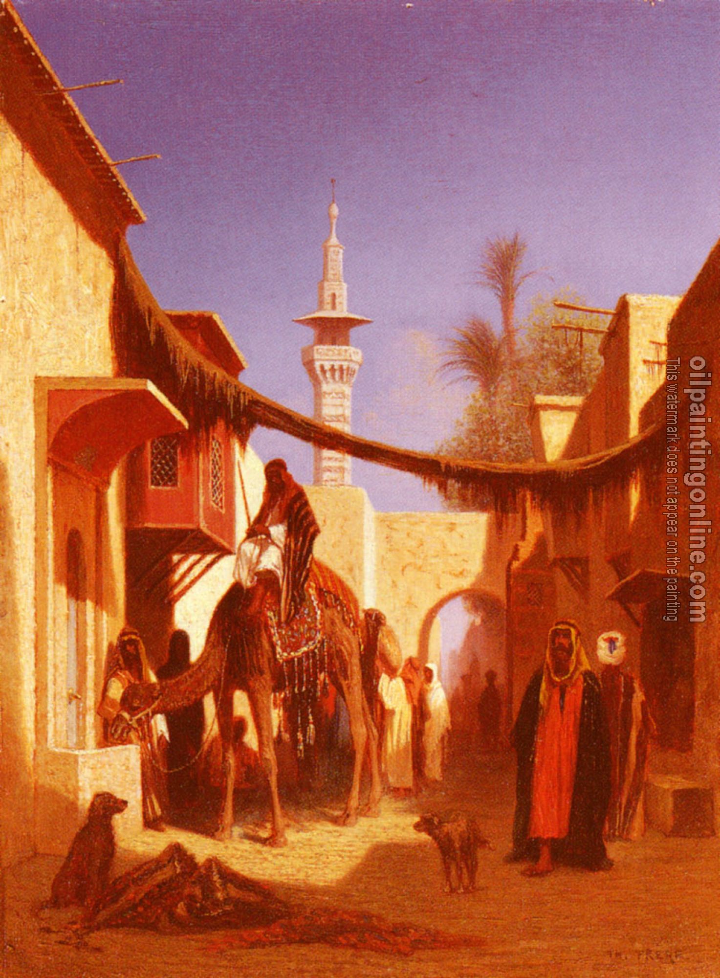 Frere, Charles Theodore - Street In Damascus and Street In Cairo